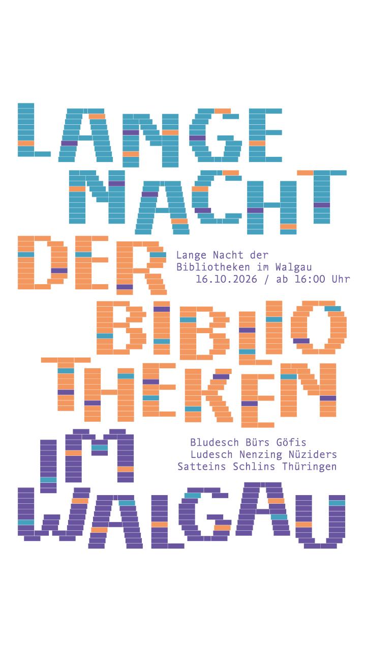Logo: Lange Nacht der Bibliotheken im Walgau