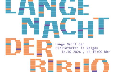Logo: Lange Nacht der Bibliotheken im Walgau